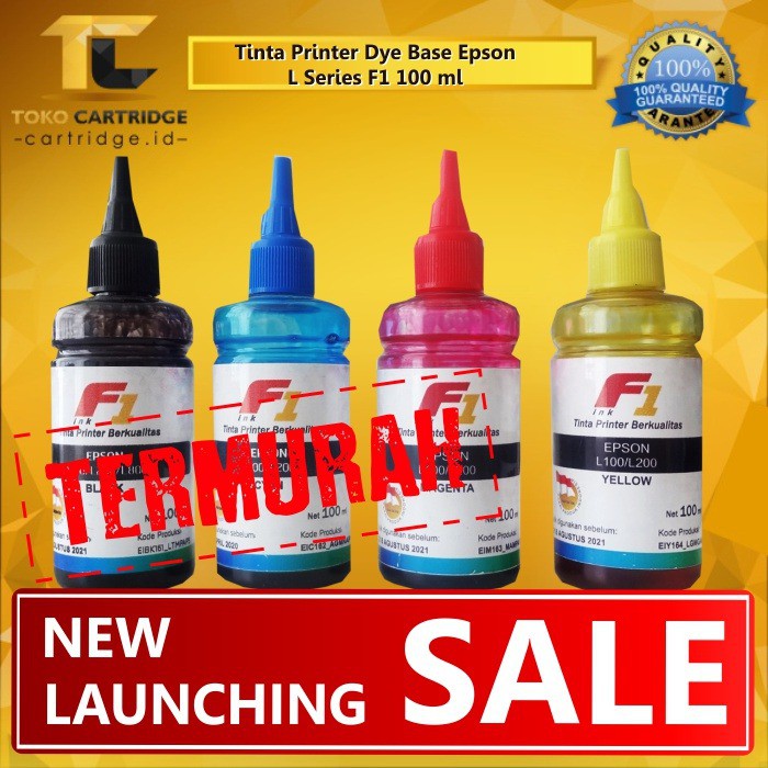 Jual Tinta F1 Printer Epson L100 L110 L120 L200 L210 L220 L300 L310 ...