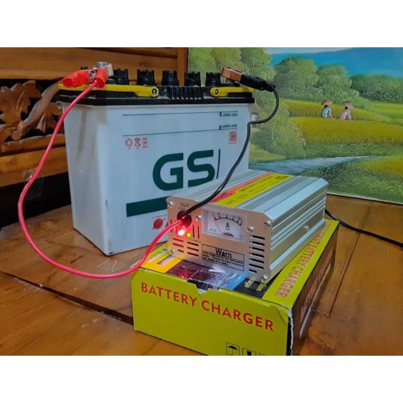 Jual CAS AKI USAT PENGISIAN CEPAT 10 AMPER MOTOR MOBIL TRUK | Shopee