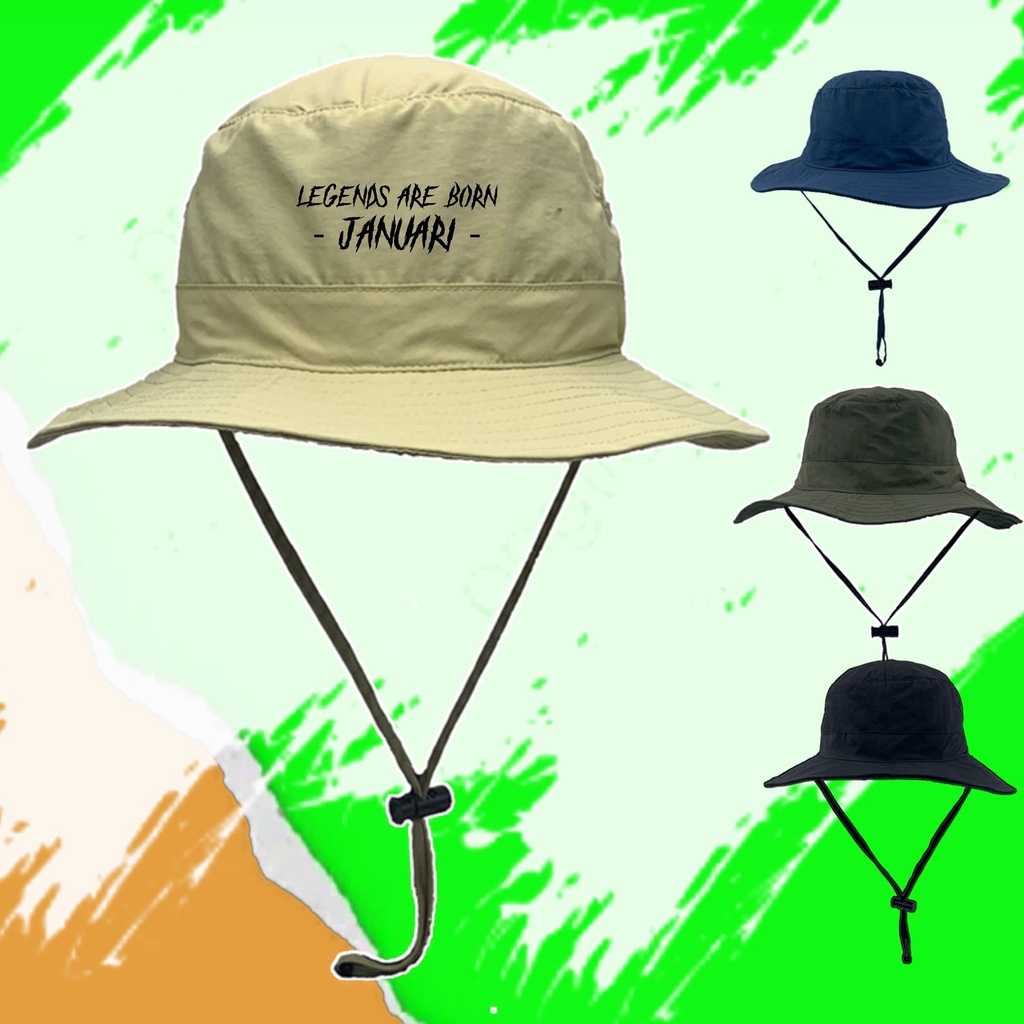 Jual Topi Gunung Rimba Outdoor Hiking Hutan Camping Hat Tali Pria ...