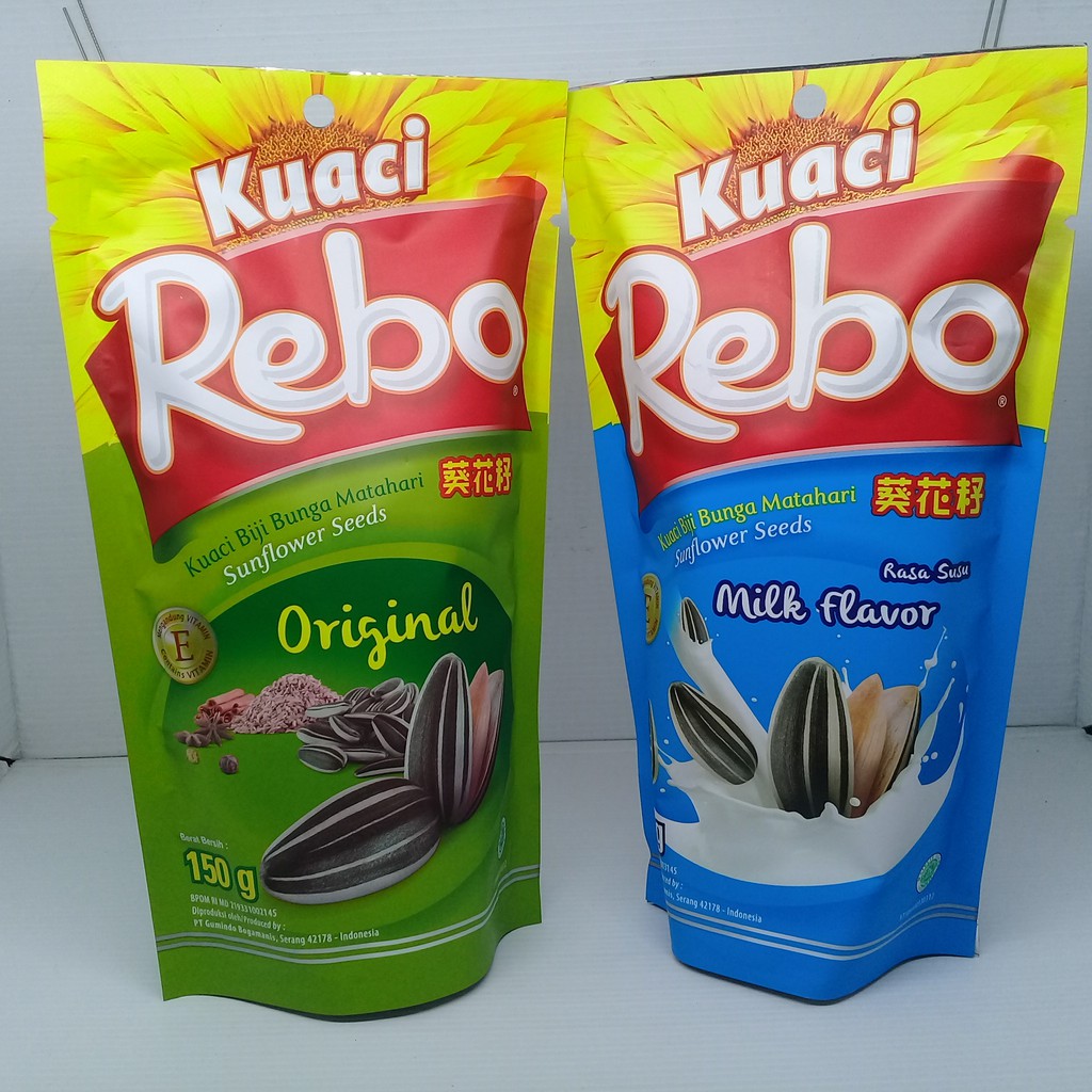 Jual Rebo Kuaci Biji Bunga Matahari Rasa Susu Milk Flavor Original