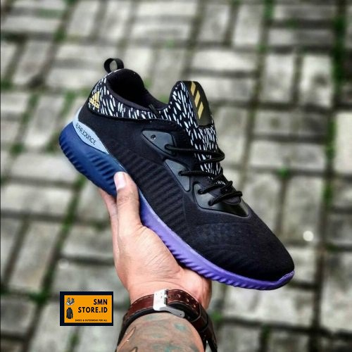 ADIDAS ALPHABOUNCE PURPLE BLACK PREMIUM QUALITY Sepatu Sneakers Adidas Pria Wanita