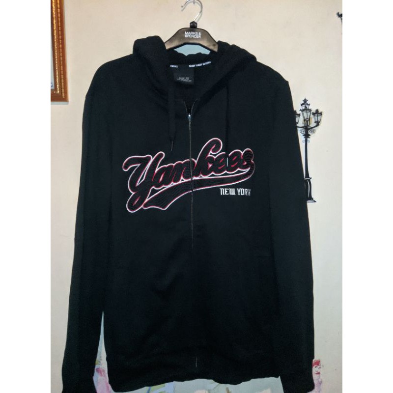 Jual Dijual Hoodie Jaket Zipper Mlb Yankees Vintage Second Original Diskon  - Jakarta Barat - Helbosy