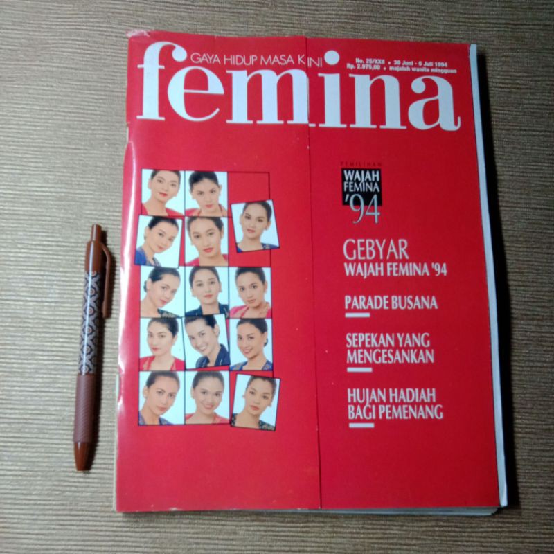 Jual Majalah Femina Edisi Wajah Femina 94 Shopee Indonesia
