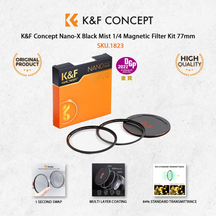 Jual Knf Concept Magnetic Nano X Black Mist Filter K F Concept Mm Shopee Indonesia