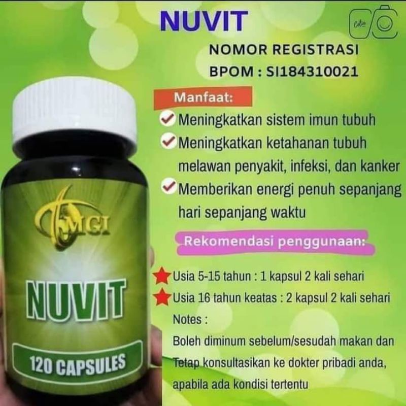 Jual NUVIT ORI 100% | Shopee Indonesia