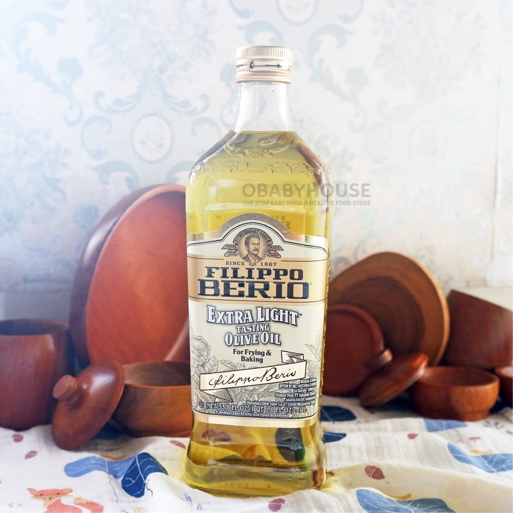Jual Filippo Berio Extra Light Olive Oil 1 Liter | Shopee Indonesia