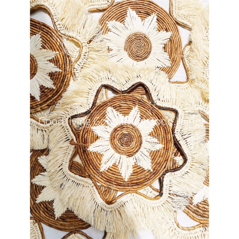 Jual Good.living Walldecor pelepah pisang rumbai | hiasan dinding ...