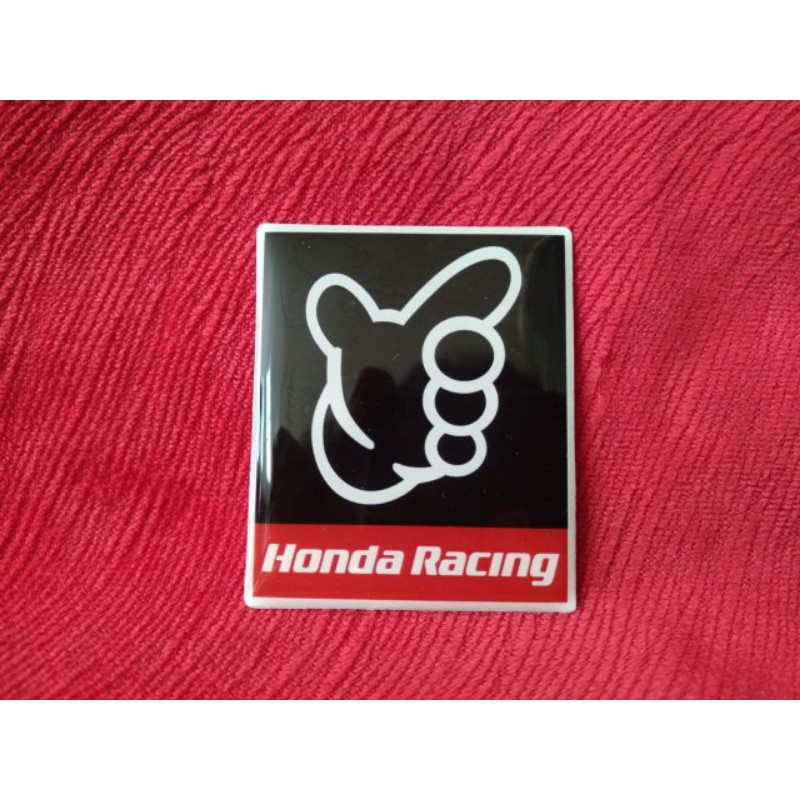 Jual sticker emblem resin timbul HONDA RACING | Shopee Indonesia