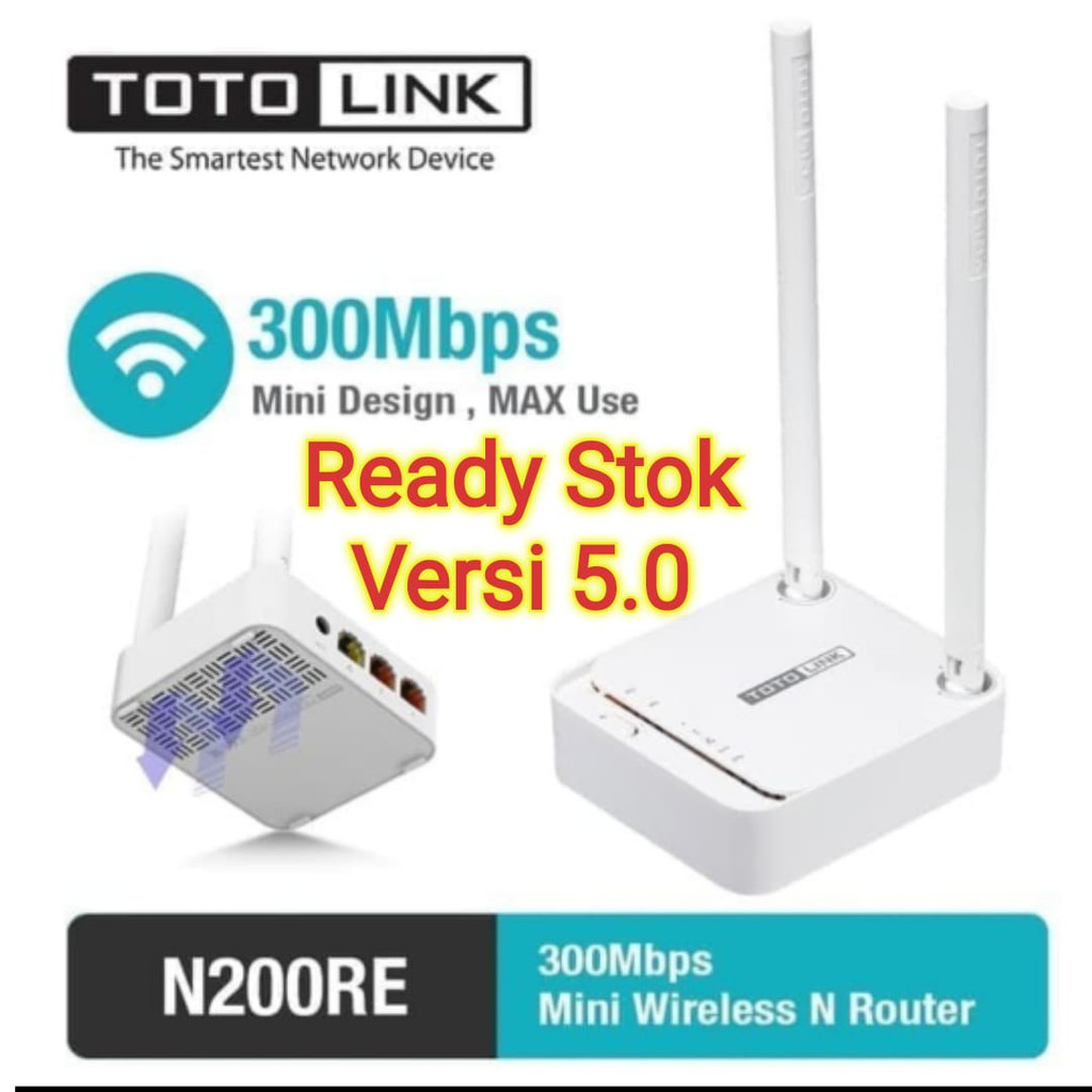 Jual Totolink N200re 300mbps Mini Wireless Router Versi V4 V5 Shopee