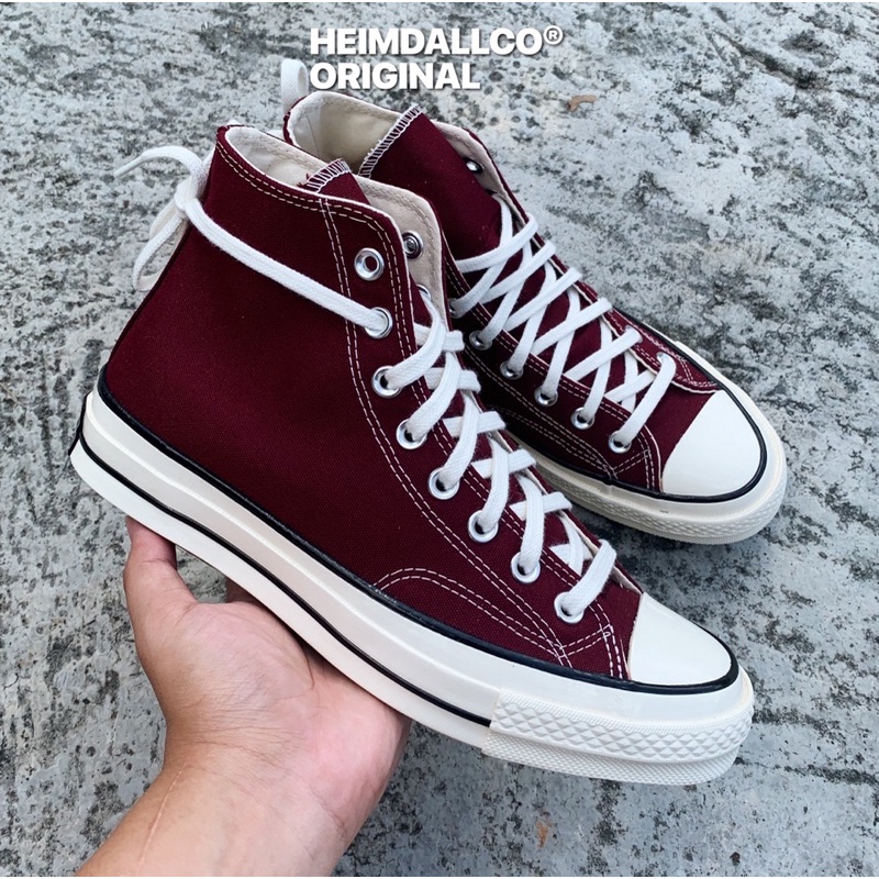 Jual CONVERSE CHUCK 70s HI DEEP BORDEAUX ORIGINAL | Shopee Indonesia