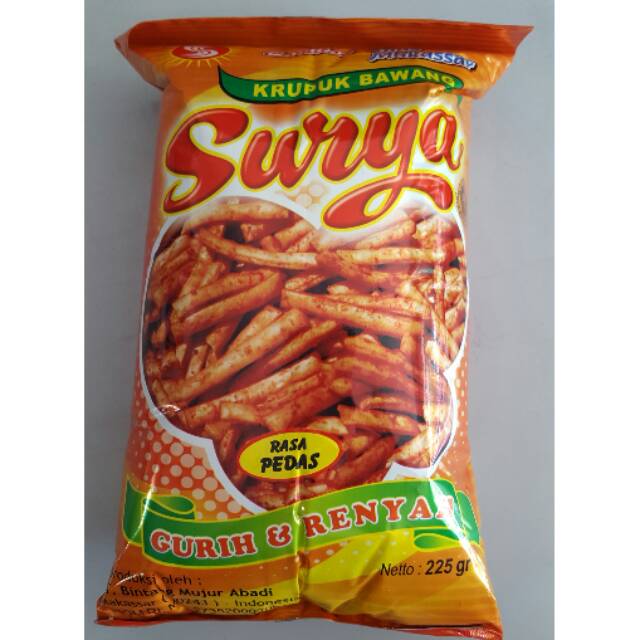 Jual Krupuk Bawang Surya Gr Shopee Indonesia