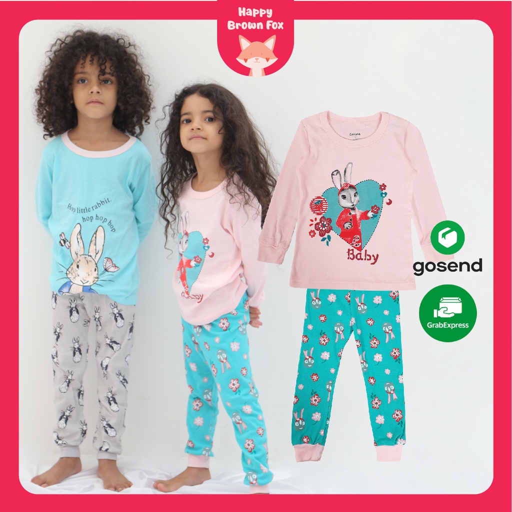 Jual BAJU TIDUR PIYAMA ANAK SETELAN ANAK PEREMPUAN LENGAN PANJANG ...