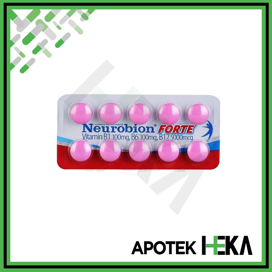 Jual Neurobion Forte CT Strip Isi 10 Tablet - Suplemen Sistem Syaraf ...