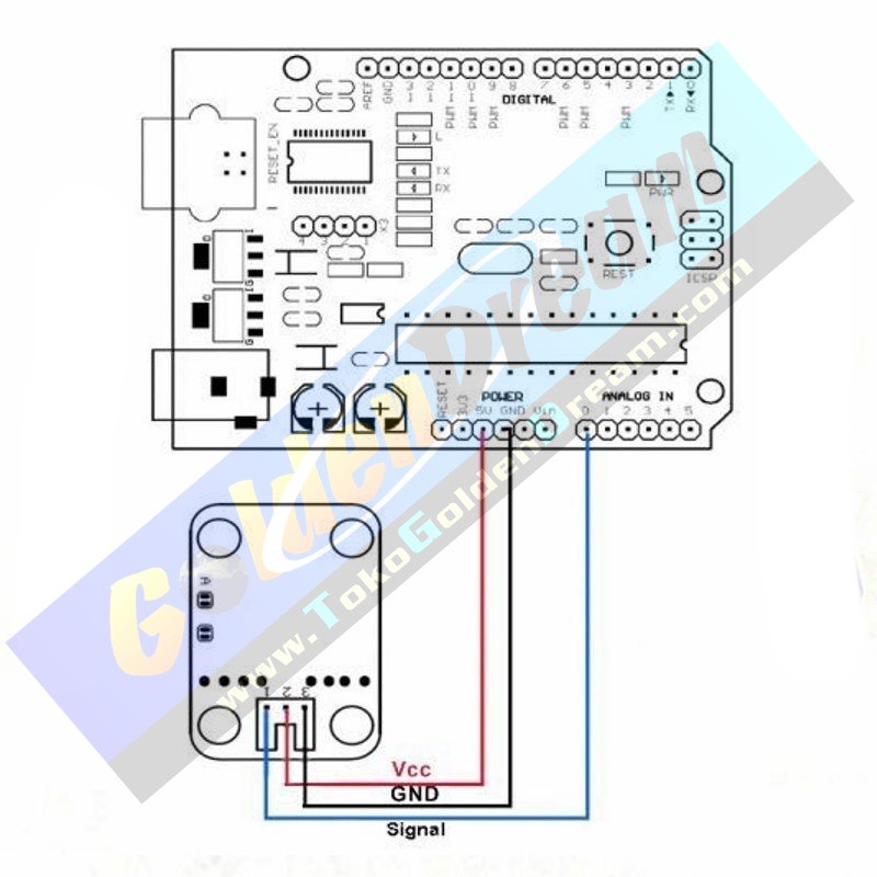 Jual Sensor Tegangan Voltage DC 0-25v Pendeteksi Volt Arduino Raspberry ...
