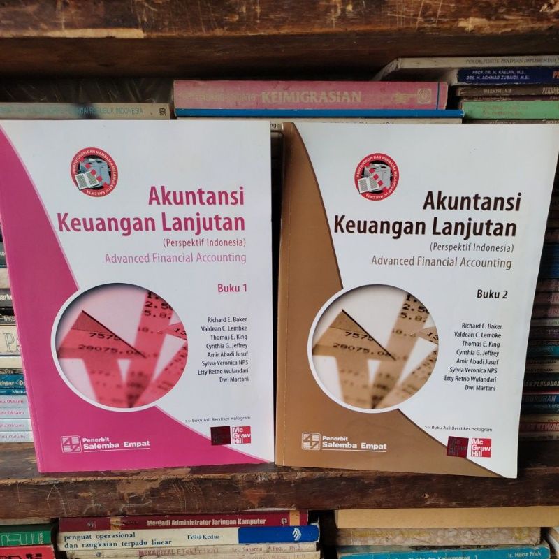 Jual Buku Akuntansi Keuangan Lanjutan Buku 1 Dan 2 (original) | Shopee ...