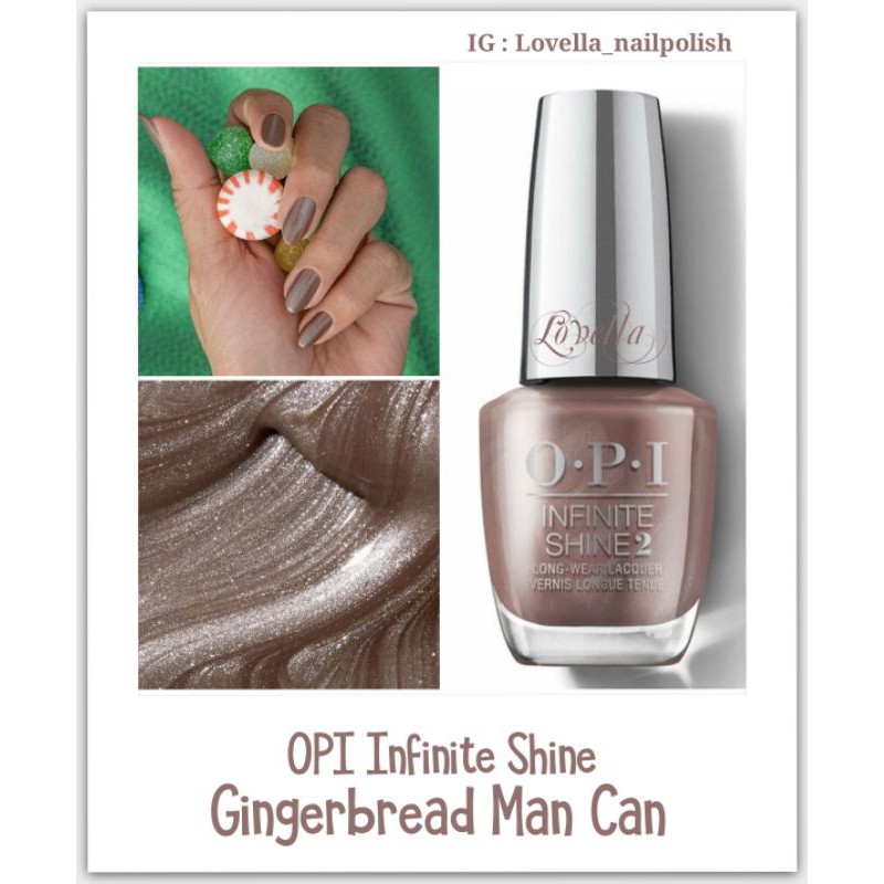 Jual OPI Infinite Shine Gingerbread Man Can ( OPI ORIGINAL / OPI Nail ...