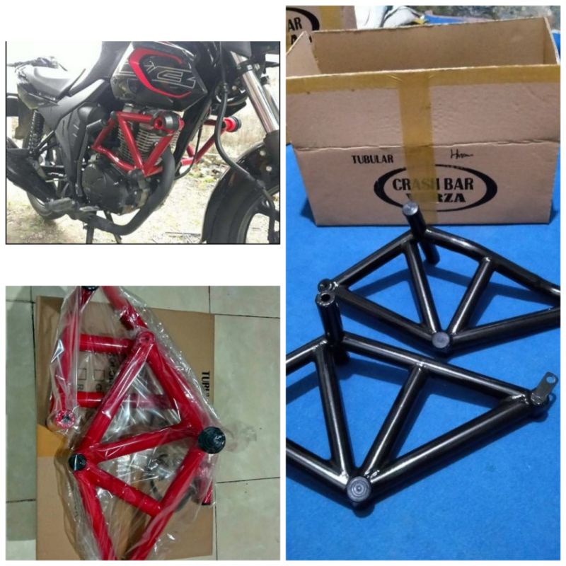 Jual tubular/crashbar CB Verza plus Jalu agna/Jalu frame slider