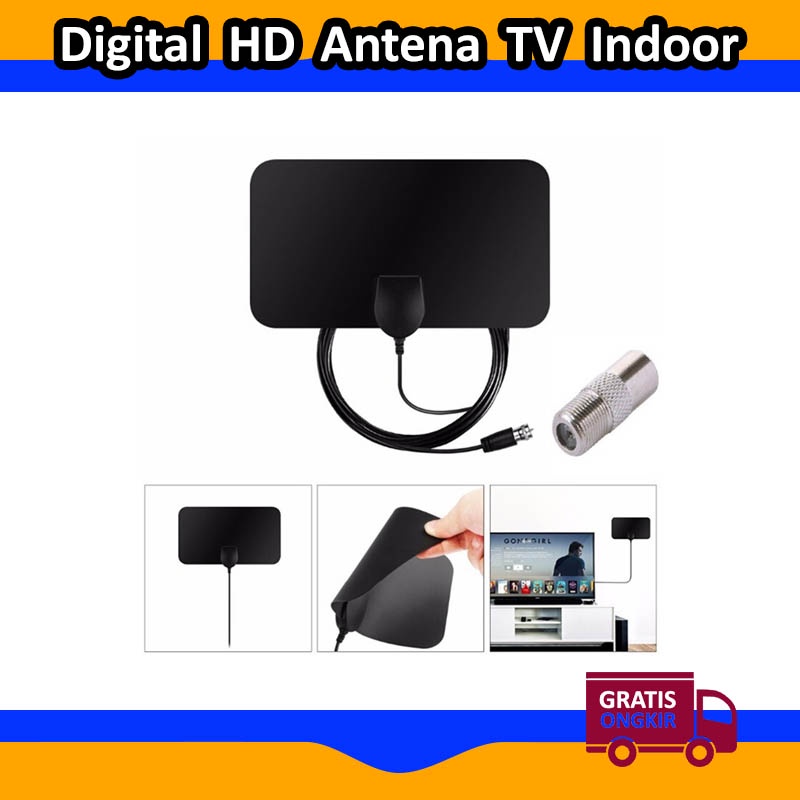 Jual Antena TV Digital Indoor HDTV DVB-T2 Clear TV Key - Antena TV ...