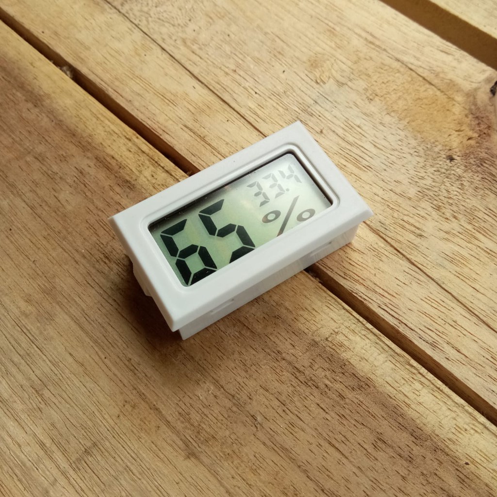 Jual Mini Termometer Hygrometer Thermometer Putih Digital Alat Ukur ...
