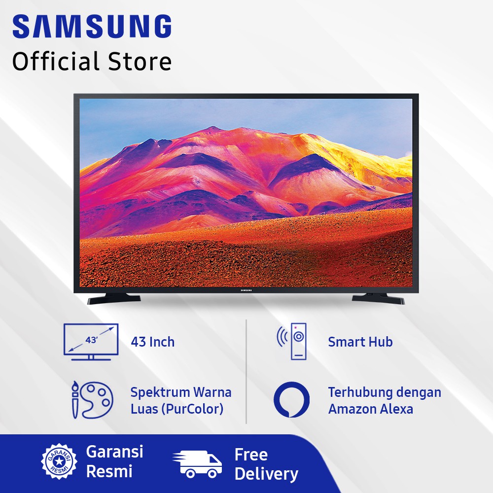 Jual LED TV SAMSUNG 43 INCH UHD 4K UA43DU7000 Shopee Indonesia