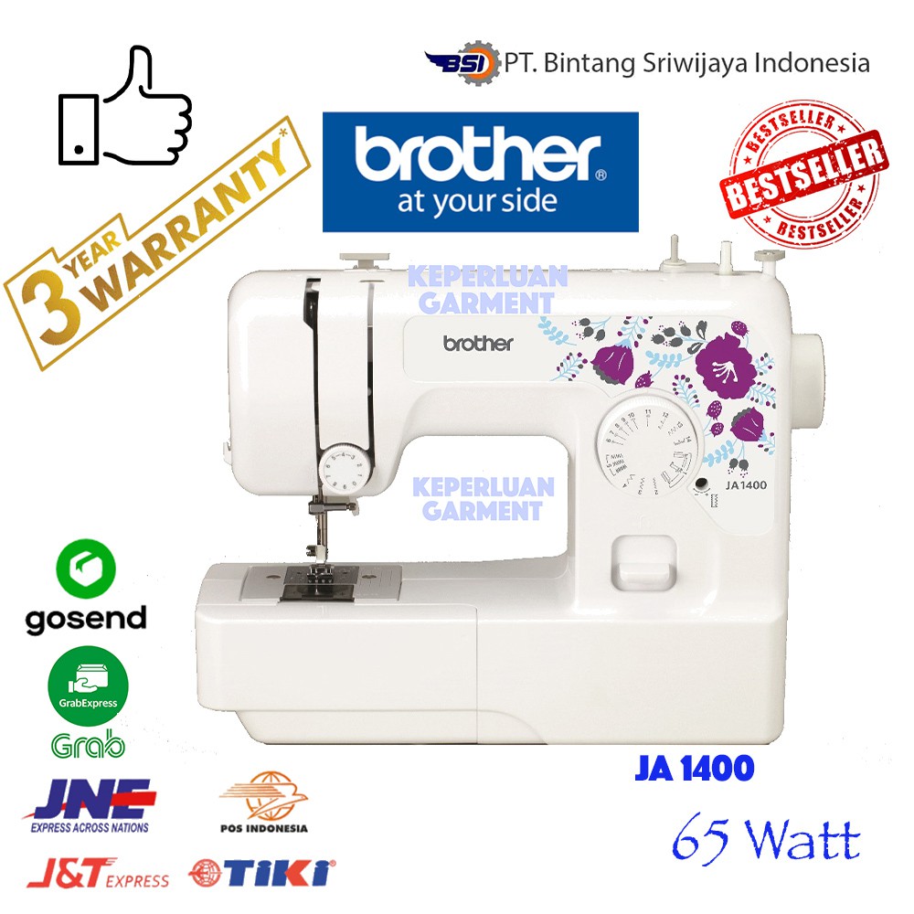 Jual Mesin Jahit Portable Brother JA 1400 Brother JA 1400 Sewing Machine Shopee Indonesia