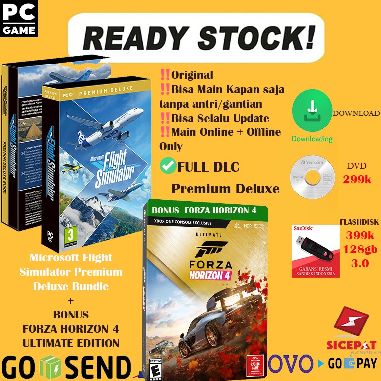 Jual Microsoft Flight Simulator 2020 Premium Deluxe PC ORIGINAL Online ...