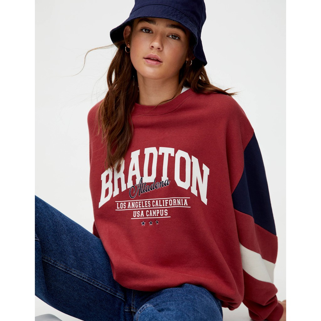Pull and bear pacific republic sweatshirt hotsell