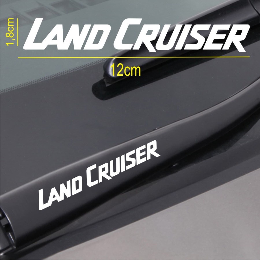 Jual Stiker Wiper Mobil Toyota Land Cruiser - Car Decal Sticker ...