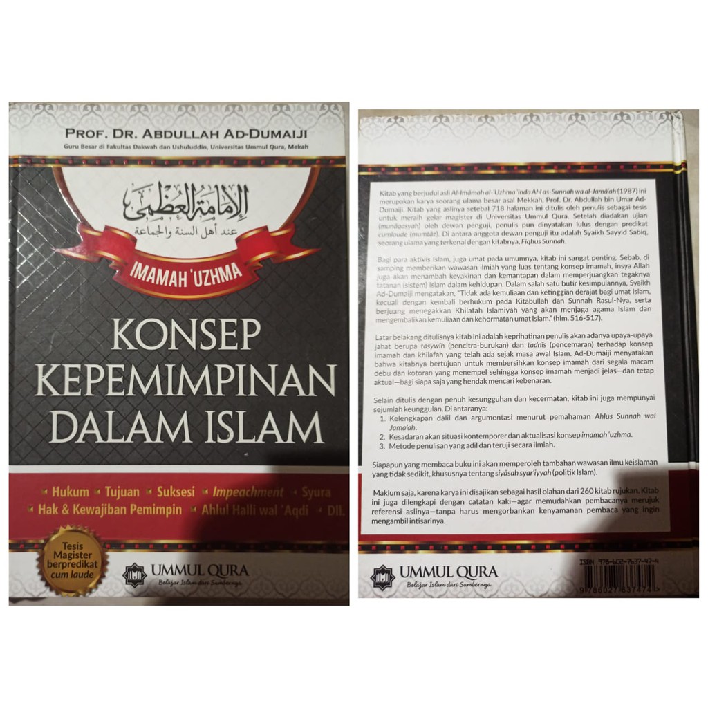 Jual Buku Konsep Kepemimpinan Dalam Islam | Shopee Indonesia