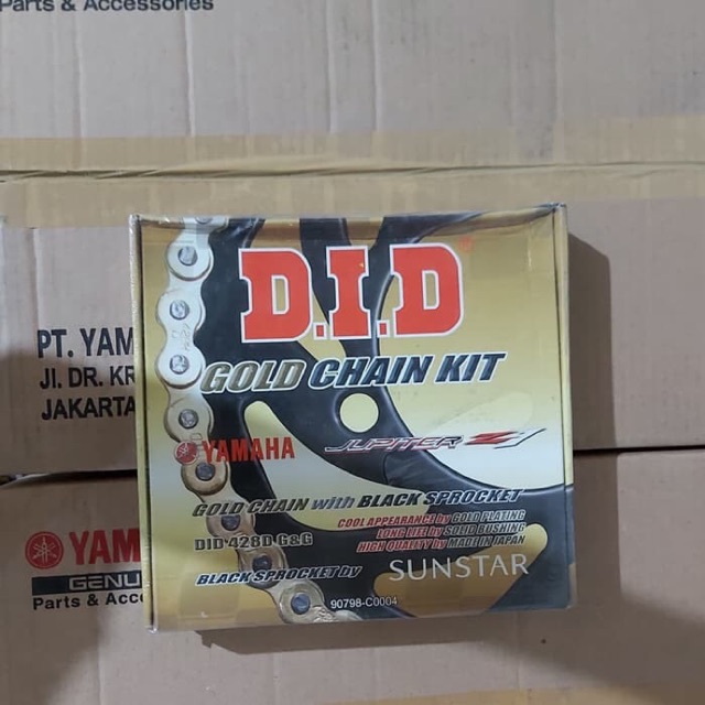 Jual GEAR GIR SET JUPITER Z1 GOLD DID SUNSTAR 90798 C0004 Shopee