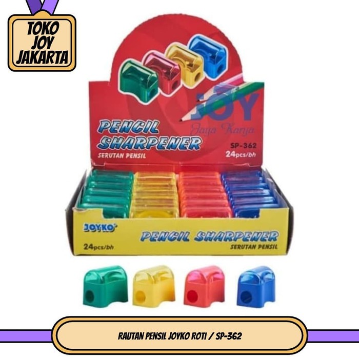 Jual 24pcs Rautan Pensil Joyko Roti / SP-362 | Shopee Indonesia