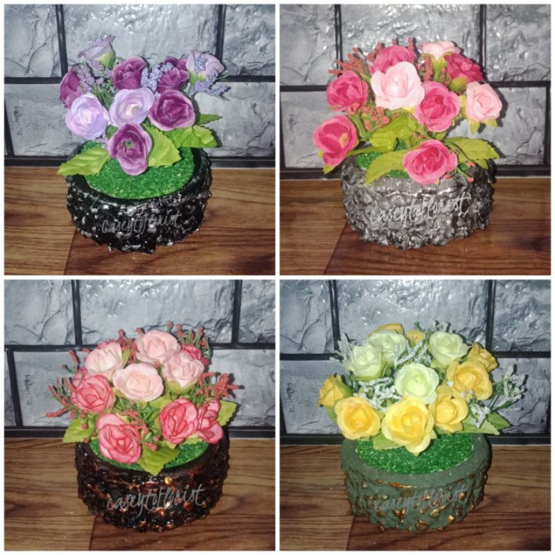 Jual Pot Daur Ulang Kaleng/Pot Handmade | Shopee Indonesia