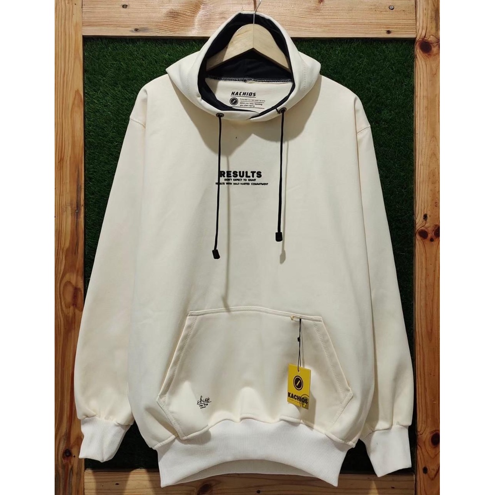 Jual Hoodie Cowok Cewek Distro Light Cream Resul Pria Original Khacios