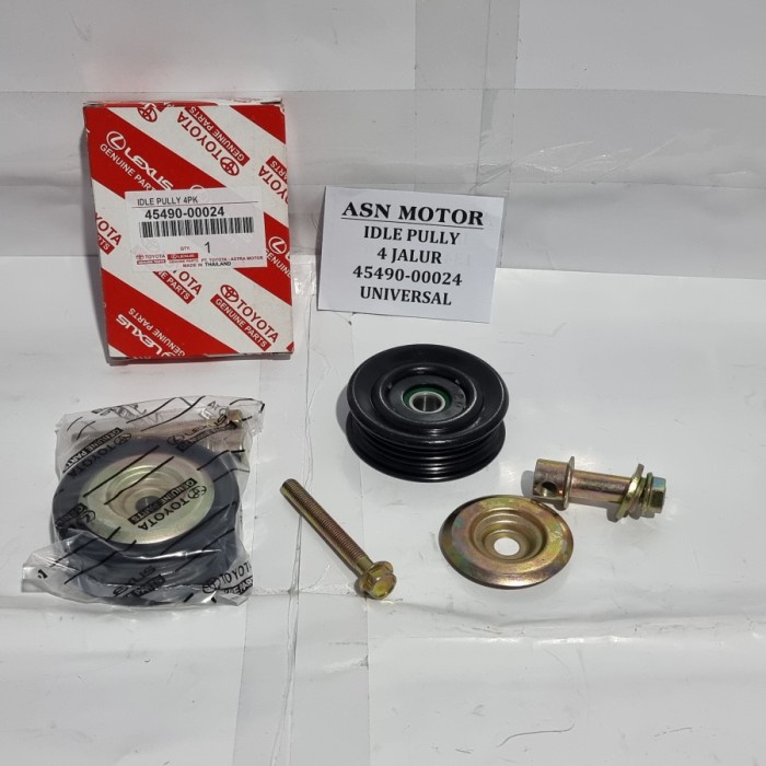 Jual IDLE PULI PULLEY PULY AC 4 PK 4 JALUR UNIVERSAL DAN MOBIL KIJANG KRISTA ..SUZUKI MAVEN DAN