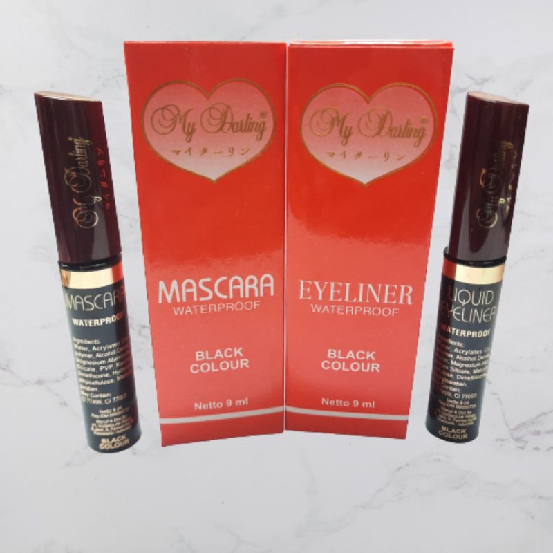 Jual MASCARA DAN EYELINER MY DARLING WATERPROOF Shopee Indonesia