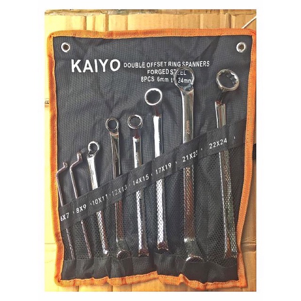 Jual Kunci RING Set 8 Pcs KAIYO 6mm-24mm | Shopee Indonesia