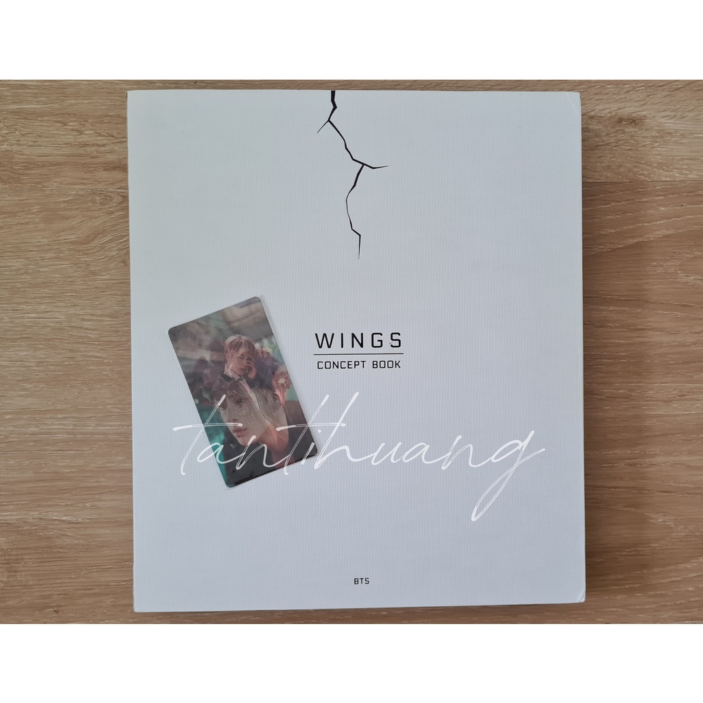 BTS WINGS CONCEPT BOOK 初回特典 ジョングクレンチキュラー BTS Wings Concept Book Official Lenticular Photo Card All Member