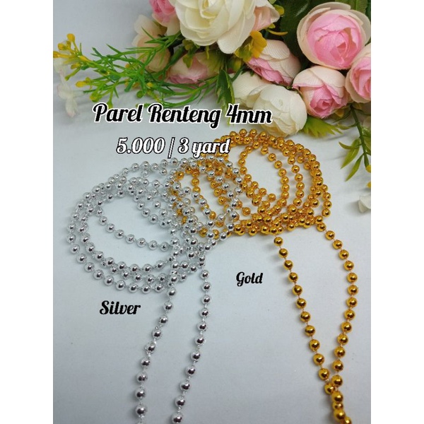 Jual Parel Renteng 4mm | Shopee Indonesia
