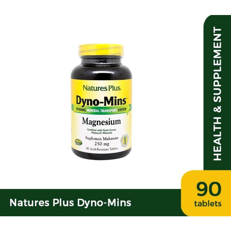 Jual Natures Plus Dyno-mins (Magnesium) | Shopee Indonesia
