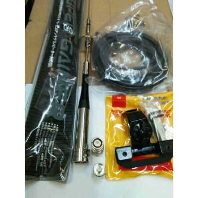 Jual PAKET ANTENA RIG MOBIL HT PLUS KONECTOR HT DAN KABEL RG58 BREKET ...