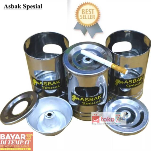 Jual Asbak Rokok Bentuk Tong Tampah, Asbak Unik Anti Angin 12 x 8,5 cm ...