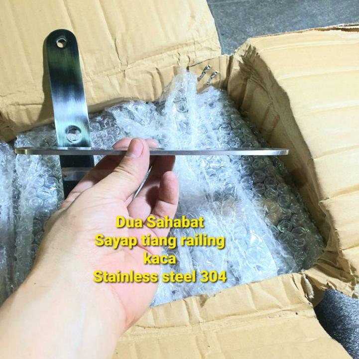 Jual SAYAP SPIDER PLAT DOUBLE GLASS FITTING TIANG RAILING KACA ...