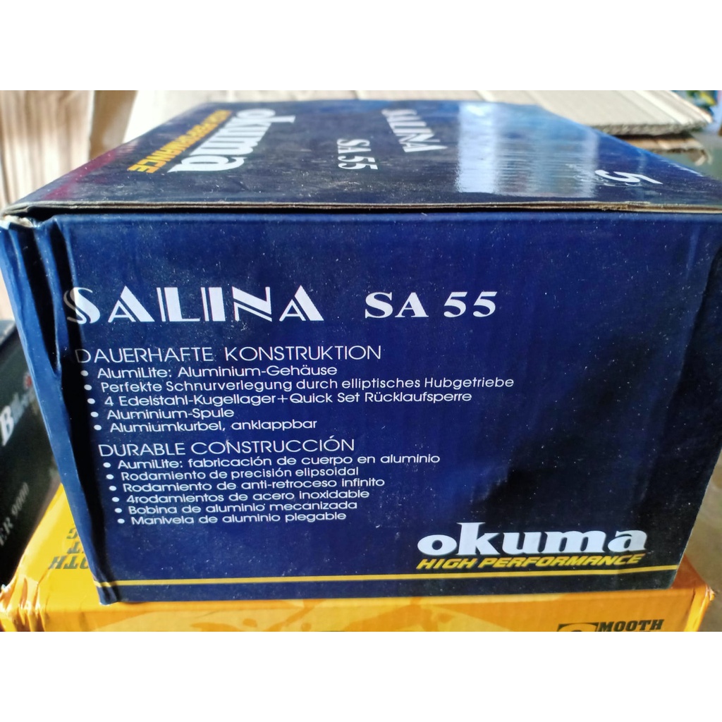 harga reel okuma salina sa 55 Jual Reel Laut Spinning Okuma Salina SA 55 Power Handle High Performance
