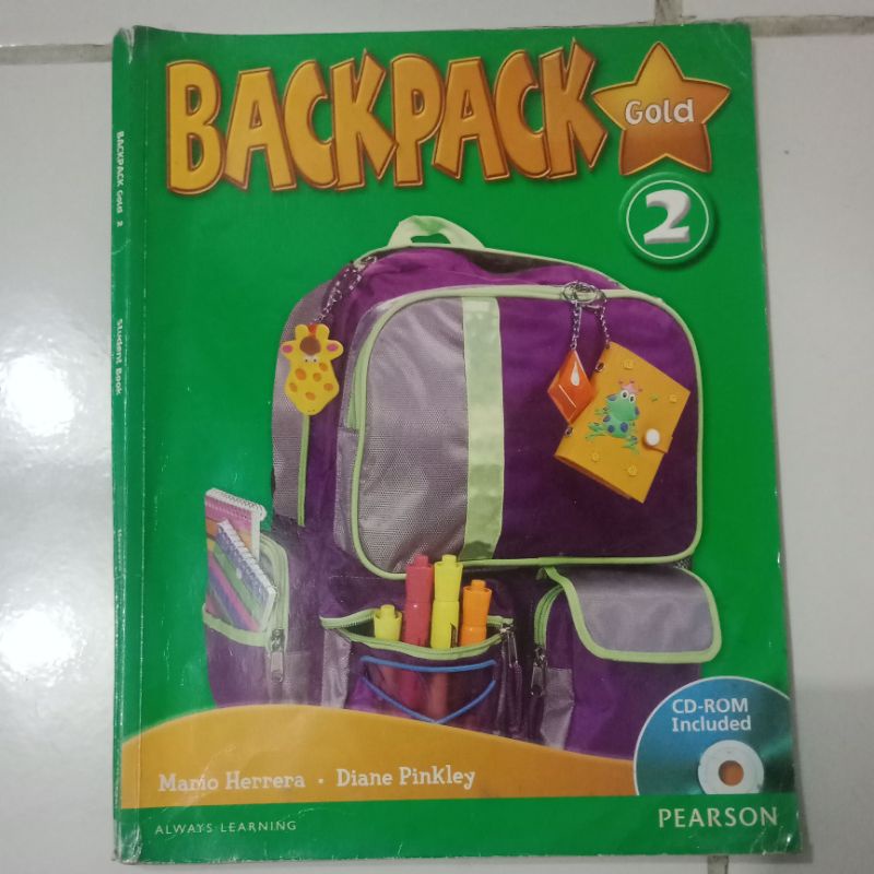 Jual Backpack Gold Pearson Kelas 2 SD | Shopee Indonesia