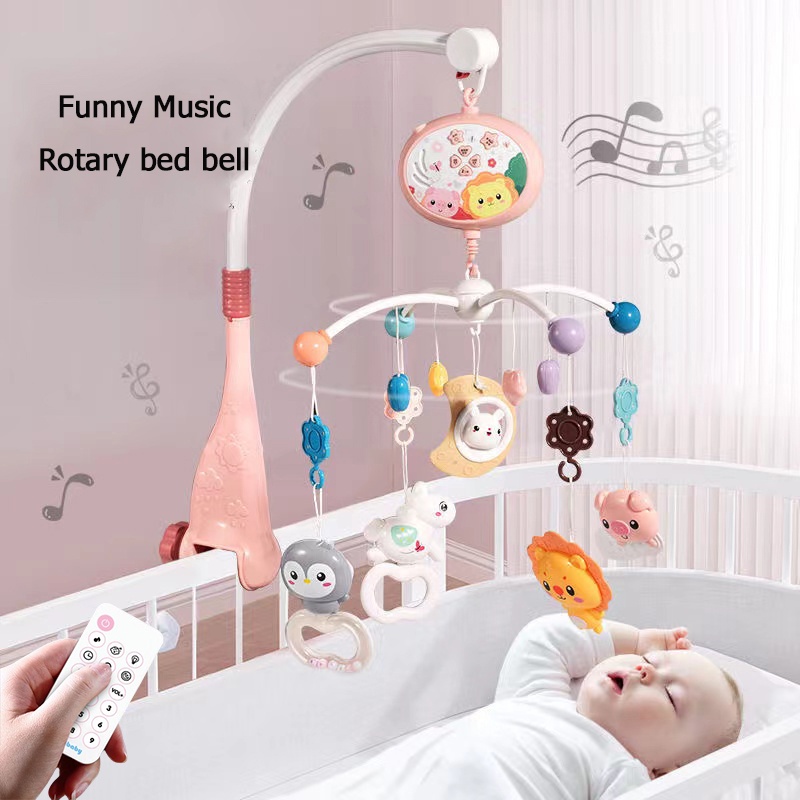 Jual 【Gstar】Crib Bell Toys/Membujuk Bayi/Bayi Remote Control Bed Bells ...