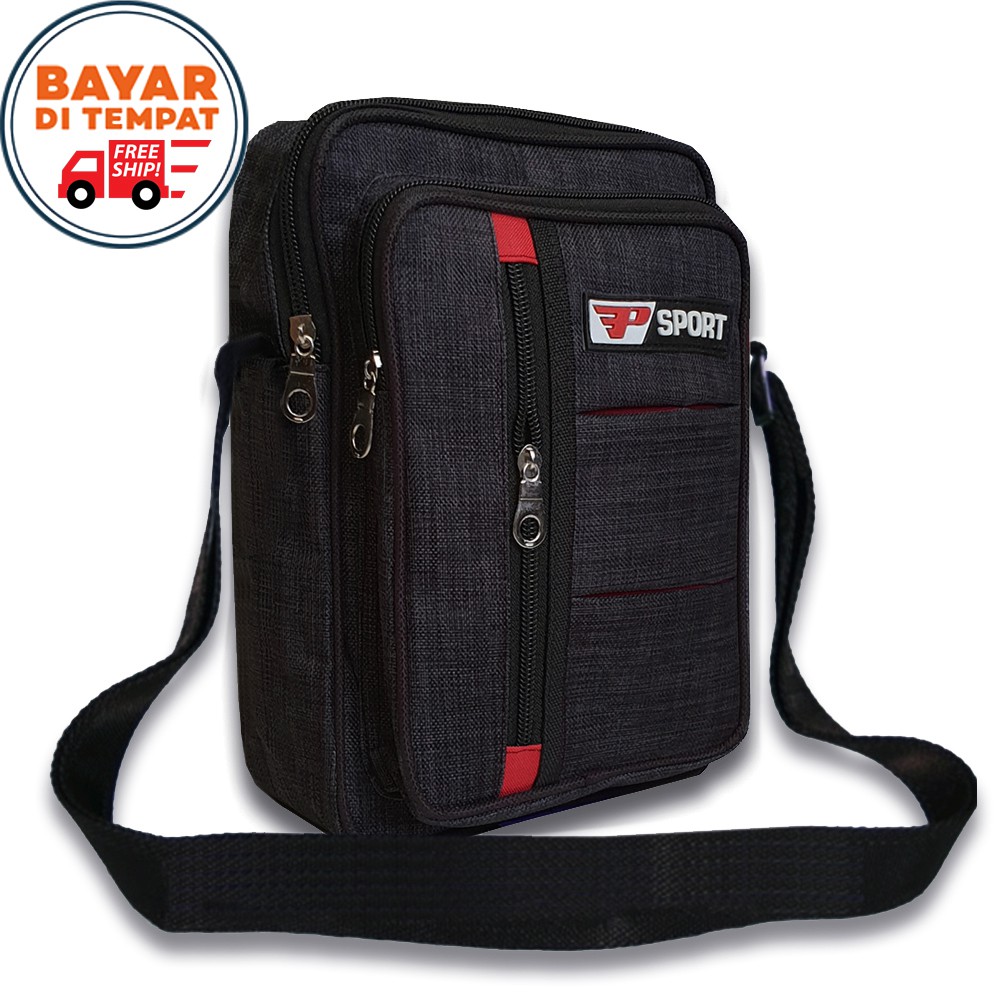 Jual [BAG AND TRAVEL] REAL PIC SPORT Tas Selempang Pria Wanita Unisex