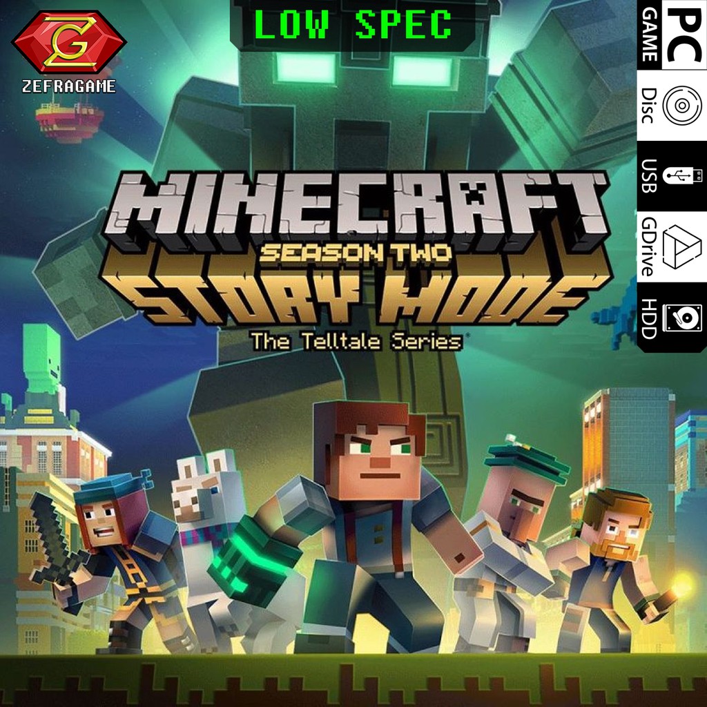 MINECRAFT: STORY MODE - SEASON 2 PC video games download by Google Drive  decompress with Winzip Winrar - Price history & Review, AliExpress Seller  - GoodLuckyEveryday Store