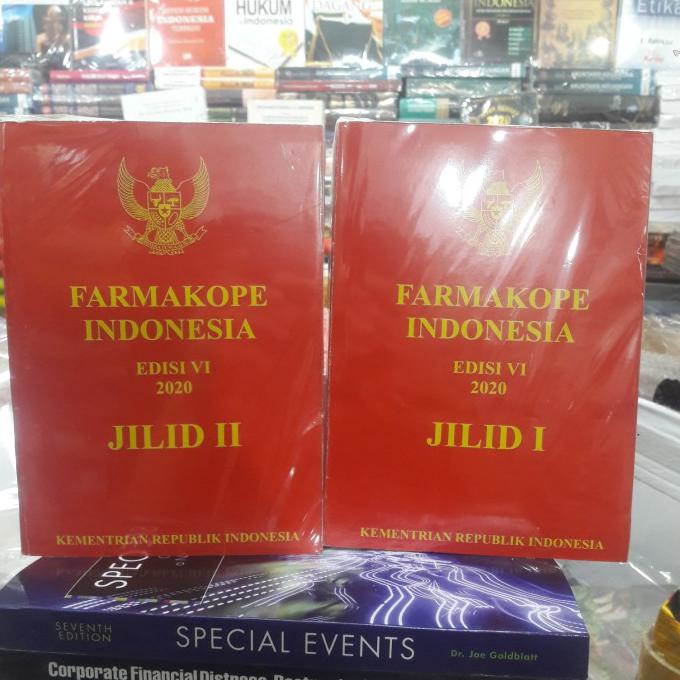 Jual FARMAKOPE INDONESIA EDISI VI 2020 JILID 1 & 2 (1PAKET 2BUKU ...