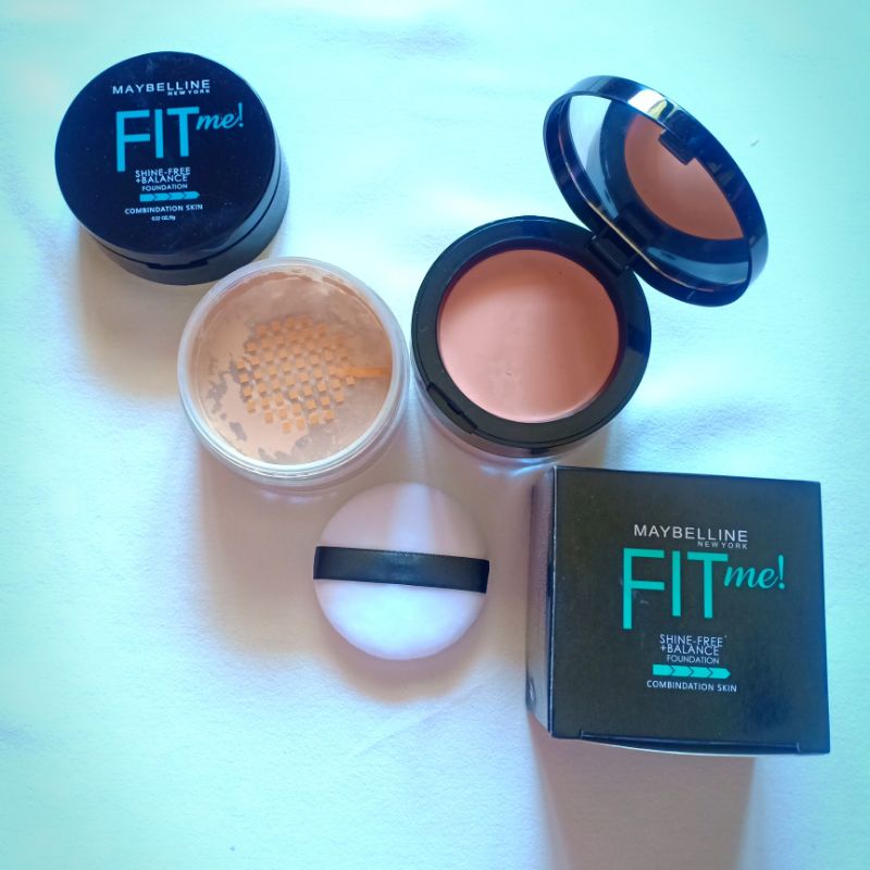 Jual Bedak Maybelline Fit Me 2in1 Bedak Tabur Dan Padat Foundation