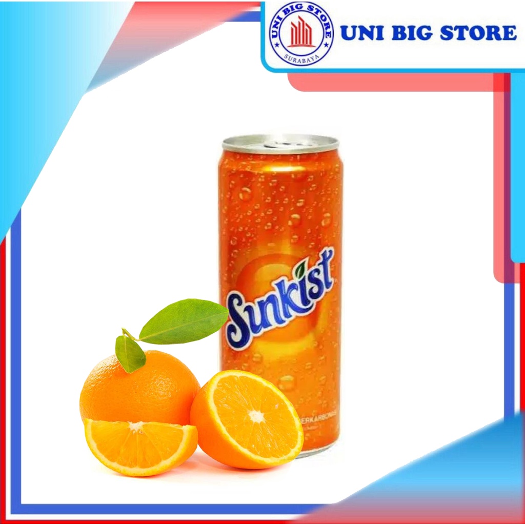 Jual F&N FN Sunkist Soda Carbonated Orange Drink 325 ml Sparkling Jeruk ...